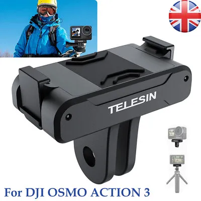 Magnetic Adapter Mount Anti Detachment Action Camera Adapter For DJI Action 3 UK • £12.99