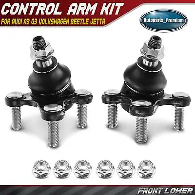2x Front Lower Suspension Ball Joint For Audi A3 Q3 Quattro VW Beetle Jetta Golf • $27.99