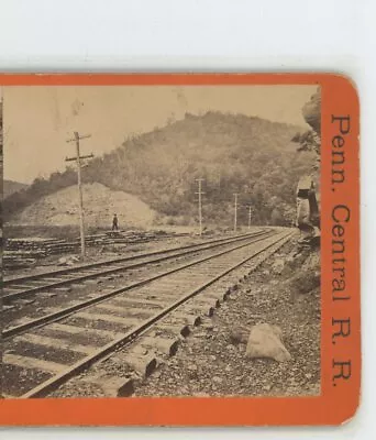High Grade Above Altoon Pennsylvania Central Railroad EH&T Anthony Stereoview • $9.99