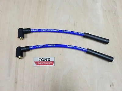 Ton's Blue 10mm Spark Plug Wires Harley 95-03 Sportster XL For Coil Relocation • $27.99