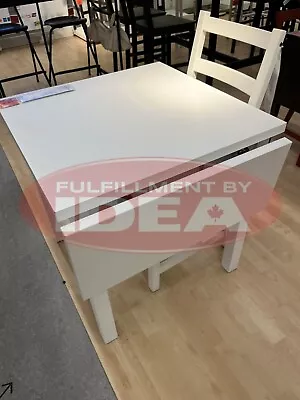 Brand New IKEA NORDVIKEN White Drop-Leaf Table 503.687.17 • $251.24