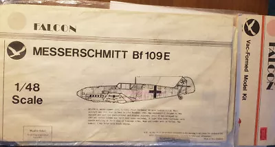 Falcon Triple Messerschmitt Bf-109E 1/48 Vacuform Kit • $9.99