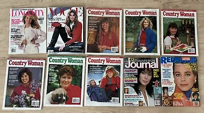 Vintage 80's & 90's Lot Of 10 Country  Woman / Vogue / Journal Redbook Magazines • $39.99