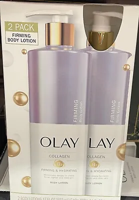$59.95 • Buy Olay Firming & Hydrating Body Lotion With Collagen 2 X 500ml Pack 
