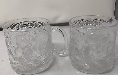 THE RIDDLER Mug Clear Glass McDONALDS DC Comics Batman Forever 1995 Set 2 • $13.99