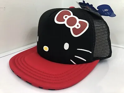 Vans X Hello Kitty Trucker Hat Mesh W/ Red Checkboard Pattern BRAND NEW W/ TAGS! • £38.56