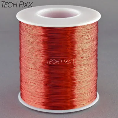 Magnet Wire 28 Gauge AWG Enameled Copper 1750 Feet Coil Winding 155C Red • $29.75