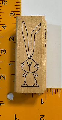 Long Ear Rabbit Rubber Stamp By Inkadinkado • $5.50