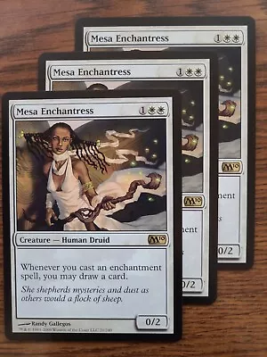 MTG 3x Mesa Enchantress Magic 2010 20/249 Regular Rare • $4.50