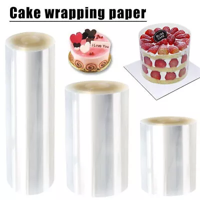 Transparent Cake Collar Acetate Roll Cake Sheets For Mousse Baking Cake Decor UK • £5.79