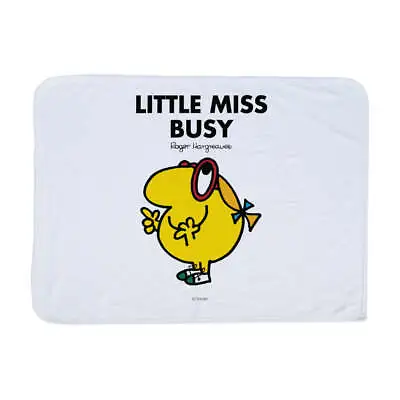 Little Miss Busy Blanket Mr Men Home Cosy Soft Throw • £20