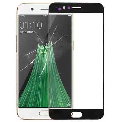 For OPPO R11 Plus Front Screen Outer Glass Lens (Black) • $17.59