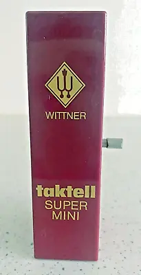 Vintage Wittner Taktell Superior Mini Metronome.  Red • $34