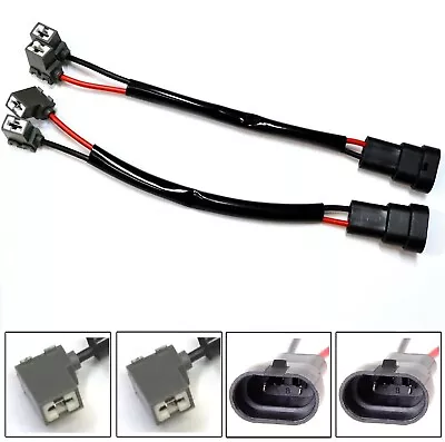 Conversion Wire H10 9145 To H1 Two Harness Fog Light Lamp Connector Plug Adapter • $11.88