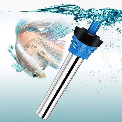 Aquarium Water Heater Submersible Fish Tank Adjustable Stainless Steel Tube 50W • $8.89