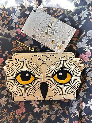 £32 • Buy Loungefly Hedwig Owl Harry Potter Trifold Wallet/purse  - Brand New