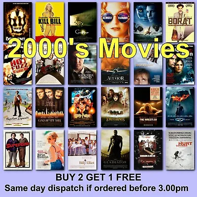 £2.97 • Buy Poster Classic Movie Posters 2000s Film Poster Films HD Borderless Printing
