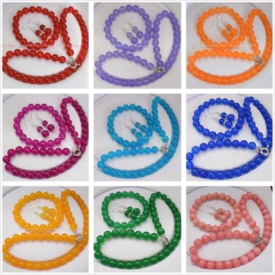 $9.99 • Buy 6/8/10/12mm Natural Multicolor Gemstone Round Beads Necklace Bracelet Earrings