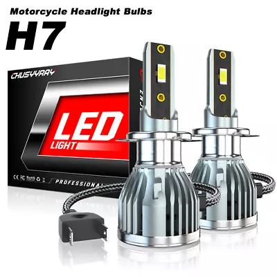 For Kawasaki KLR650 2008-2018 2PCS H7 LED Headlight Lamp Bulbs Motorcycle Bike • $23.99