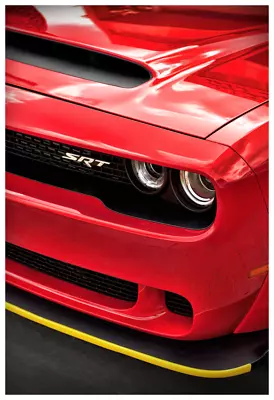 13x19 2018 Dodge Challenger Demon SRT Poster Print HEMI TorRed 392 6.2L Hellcat • £20.08