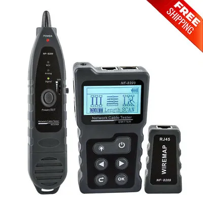 £54.12 • Buy Cable Tracker LAN Tester PoE Ethernet CAT5 CAT6 Cables Network Tools LCD Display