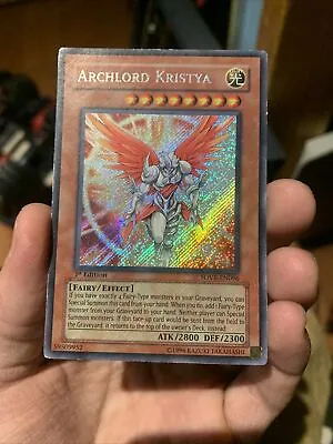 Yugioh Archlord Kristya Sovr-en090 1st English Secret • $445