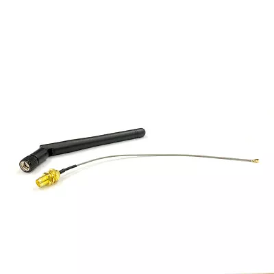 2.4GHz 3dbi WIFI Antenna RP SMA Male +15CM U.FL/IPEX To RP SMA Female Cable NEW • $5.27