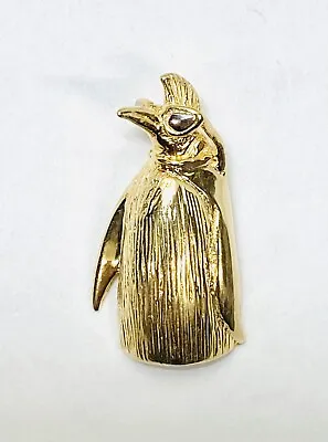 Sultan Hawaii Na Hoku 14K Two Tone Gold Wyland Punk Penguin Glasses Pendant 5.0g • $580