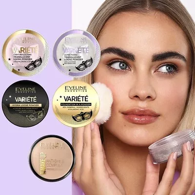 Eveline Face Powder Loose Powder Makeup Ultra Fixing Translucent Setting Makeup • £8.99