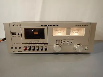 Marantz SD-800 Cassette Deck New Belts LEDs Works Well • $350