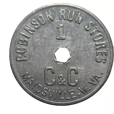 Maidsville W. VA. Robinson Run Stores 1 Payable In Merchandise Only Token • $10