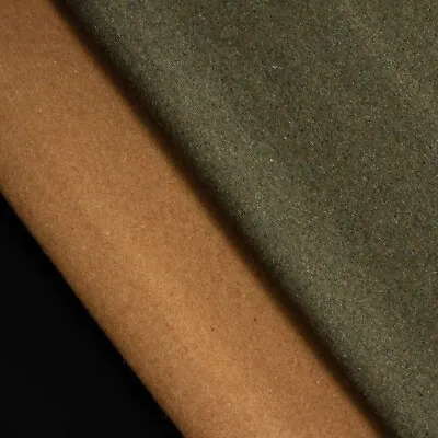 Melton Wool Fabric A Soft And Warm Fabric For Coats Clothing And Blankets • £22