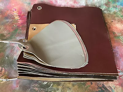 LA-Z-BOY Furniture Leather Samples/Swatches - Eighteen 12”x12” Squares And More • $30