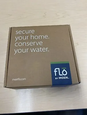 $324 • Buy Flo By Moen 900-001 3/4  Smart Water Monitor Shut Off Valve New Factory Sealed