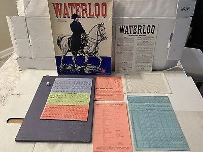 1962 Waterloo Game Napoleon Campaign Avalon Hill UNPUNCHED Complete No Maps/List • £76.01