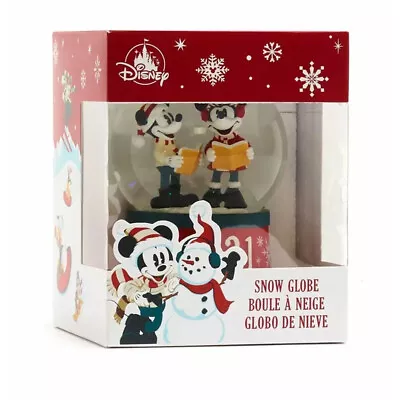 Disney Mickey And Minnie Mouse 2021 Holiday Snow Globe NEW SEALED IN SHIPPER BOX • $16.95