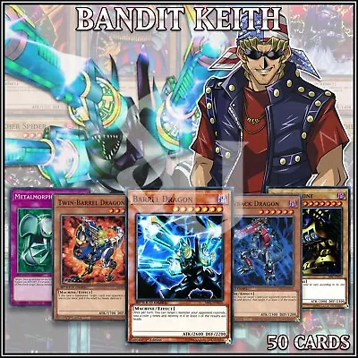 STARTER DECK BANDIT KEITH 50 | Barrel Dragon Metalmorph Slot Machine YuGiOh🎰 • $12