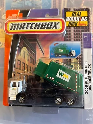 2008 Matchbox Real Working Rigs 2009 Autocat ACX Garbage Truck (Waste Management • $39.99