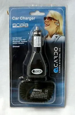 NEW Cardo Scala 500 TomTom Rider 2 Bluetooth Headset Car Charger Motorcycle Bike • $9.45