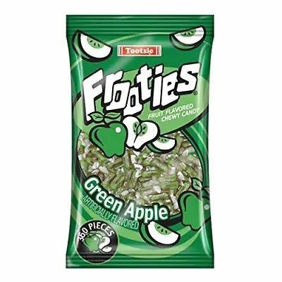 Green Apple Tootsie Roll Frooties Chewy Candy 38.8 OZ 360-piece Bag • £22.24