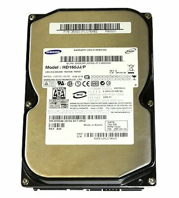 Samsung SpinPoint 160GB 3.5  PC Desktop SATA Hard Drive 7200 RPM HD160JJ • £6.99