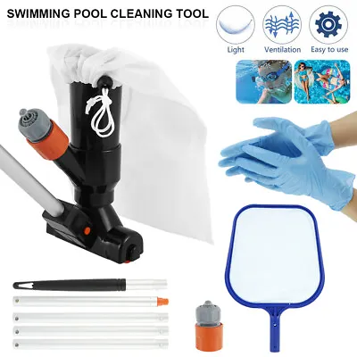 £17.69 • Buy Swimming Pool Spa Suction Vacuum Head Cleaner Cleaning Kit Rubbish Fine Mesh