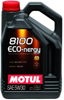 Motul 5L Synthetic Engine Oil 8100 5W30 ECO-NERGY - Ford 913C • $63.07