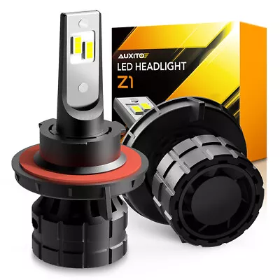 AUXITO H13 9008 Mini LED White Headlight Bulbs Kit High Low Beam 6000K OSRAM • $26.59