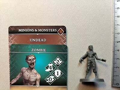 Miniature Undead Zombie +eng Card / / Dungeon Saga Origins/mantic G68 • $4.15