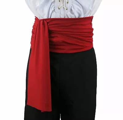 £4.95 • Buy Pirate Waist Sash Zorro Dracula Fancy Dress Accessory Buccaneer LARP Costume