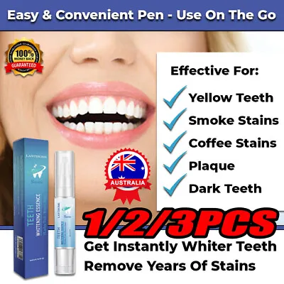 $11.96 • Buy LANTHOME Teeth Whitening Essence, Teeth Whitening Pen, Teeth Whitening Kit ZR