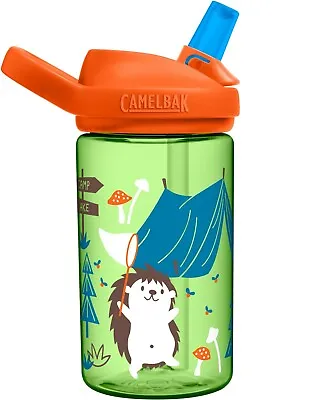 CAMELBAK EDDY+ KIDS 0.4L Water Bottle - Limited Edition Camping Hedgehogs • £18.99