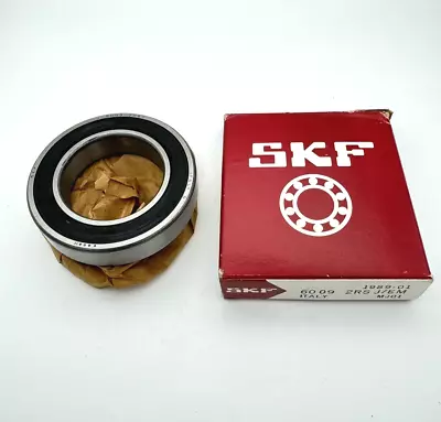 SKF 6009-2RSJEM Sealed Ball Bearing MADE IN ITALY VINTAGE NOS • $18.50