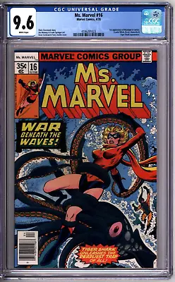 Ms Marvel 16 CGC Graded 9.6 NM+ 1st Mystique In Cameo Marvel Comics 1978 • $249.95